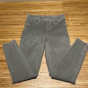 Spanx pull on grey jean-ish pants size small